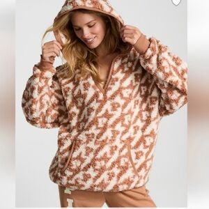 PINK Victoria's Secret Oversized Sherpa Hoodie